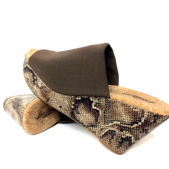 Lucky brand platform wedges sandals 8 tan brown - Picture 8 of 8